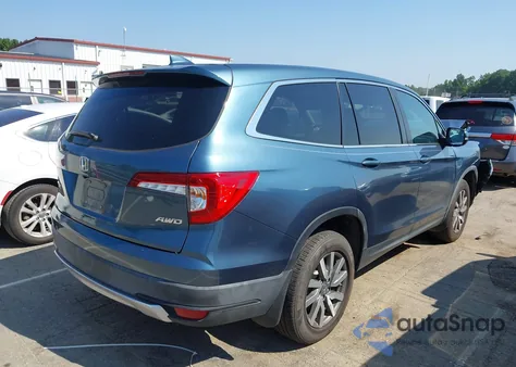 2020 Honda Pilot Awd Ex из США, поврежденный, VIN 5FNYF6H35LB009074